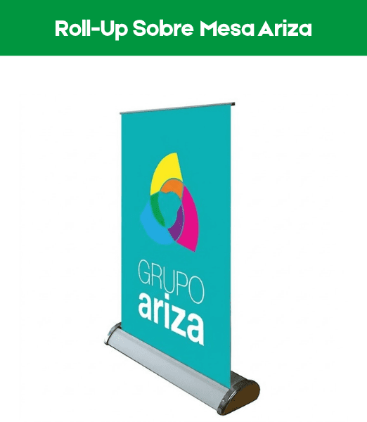 Roll-Up Sobre Mesa A4/A3 Ariza20