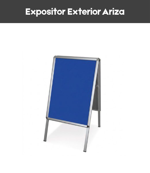 expositor para publicidad exterior