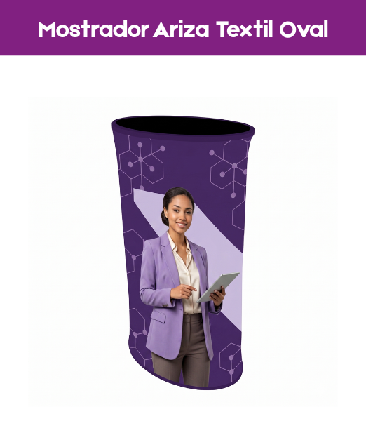 Mostrador Textil Oval Ariza