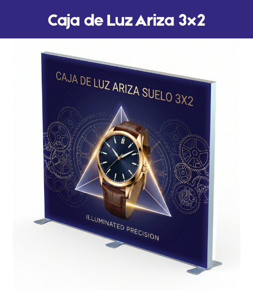 Caja de Luz Ariza Suelo 3x2