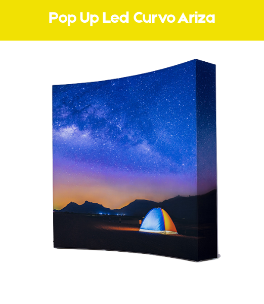 Pop-Up Led Curvo Ariza 30