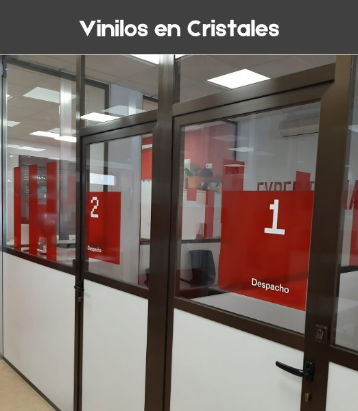 Vinilos en cristales