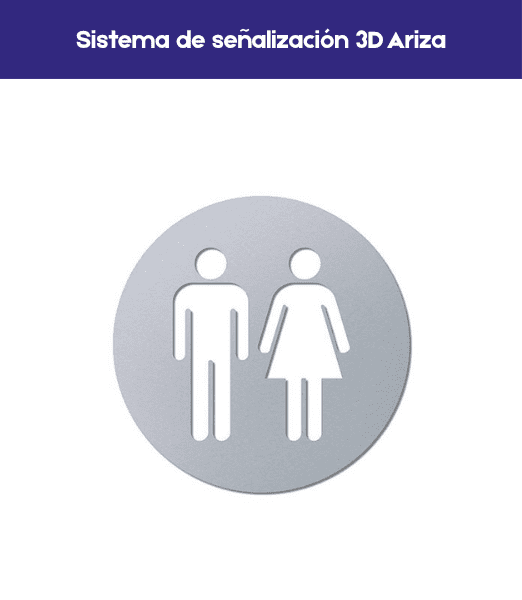 Sistema de señalización 3D Ariza 60