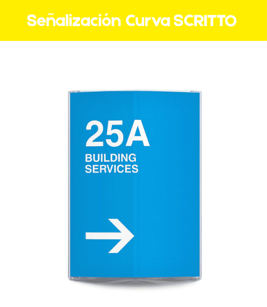 Señalización Curva SCRITTO 30