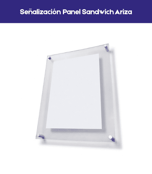 Señalización Panel Sandwich Ariza 60