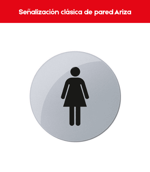 Señalización clásica de pared Ariza 60