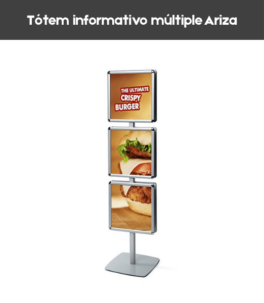 Tótem informativo múltiple Ariza 30