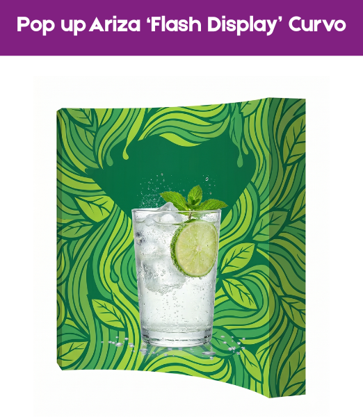 Pop Up Ariza ' Flash Display ' Curvo