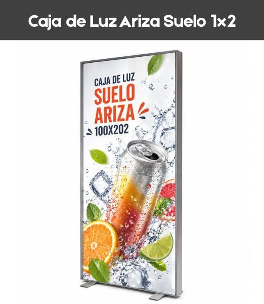 Caja de Luz Ariza Suelo 1x2