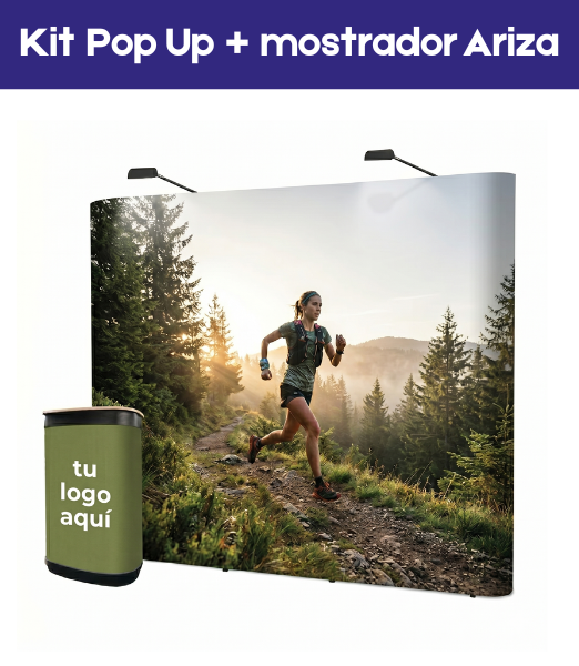 Kit Pop Up + maleta mostrador Ariza