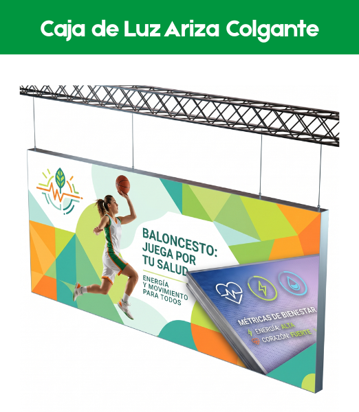 Caja de Luz Ariza Colgante