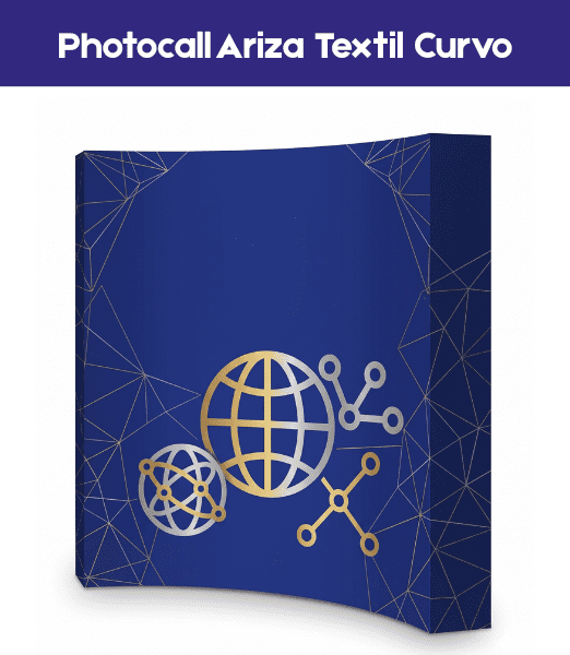 Photocall Ariza Curvo Textil