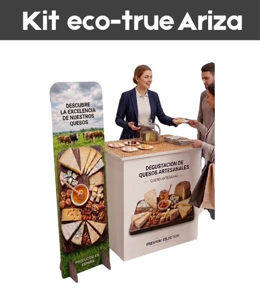 Kit Eco-True Ariza | Mostrador + Display de Pie